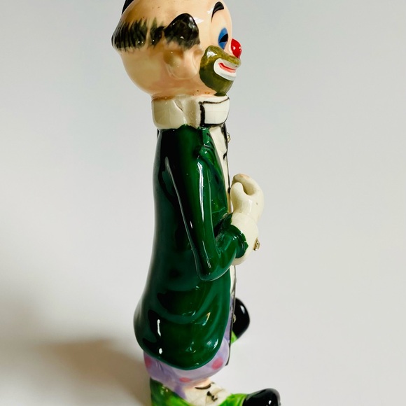 Vintage 1960’s Clown Hobo with Rhinestones Tie Tipping Hat Figurine Japan - Picture 3 of 9